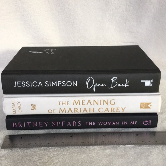 3 Pop Star Memoirs Britney Spears Mariah Carey Jessica Simpson Biography Books - Picture 2 of 15